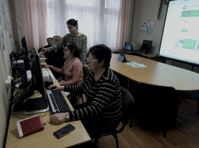 Использование компьютера открывает новые возможности для пожилых людей