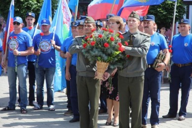 Союзный автопробег ДОСААФ сделал остановку в Бобруйске