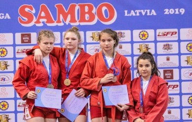 Бобруйчанки Виктория Верас и Софья Цвирко стали бронзовыми призерками  первенства Европы по самбо