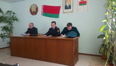 Участковые инспекторы г. Бобруйска выступили с отчетами перед  населением