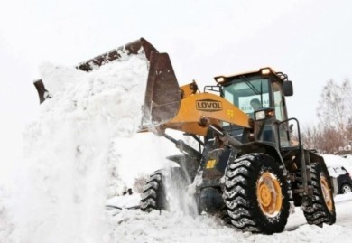 19 февраля планируются работы по уборке снега с проезжих частей улиц города