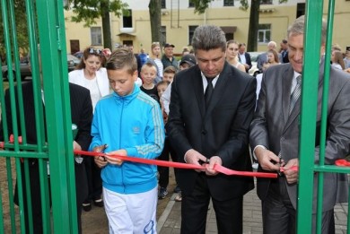 Новый спортивный дворик открылся в Бобруйске