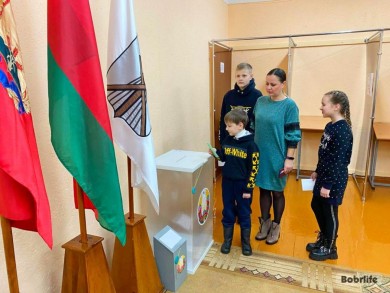 Участие в едином дне голосования приняла многодетная мама Наталья Федорова