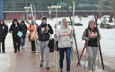 Для доставки жителей города на праздник «Бобруйская лыжня»  организовано движение  дополнительных автобусов