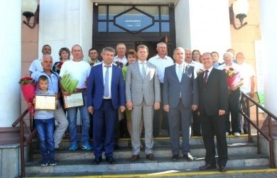 В Бобруйске чествовали строителей