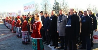Бобруйская делегация посетила праздник тружеников сельского хозяйства и перерабатывающей промышленности в Могилеве