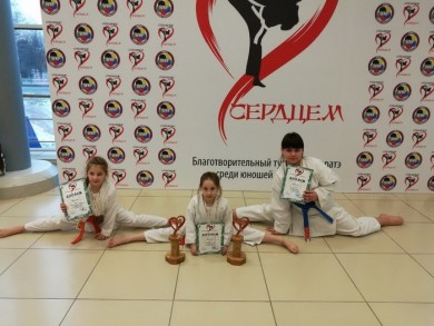Юные каратисты Бобруйска приняли участие в международном турнире «Отважные сердцем»