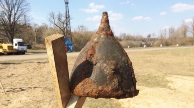 В Бобруйске нашли уникальный шлем конца IX - начала XI века