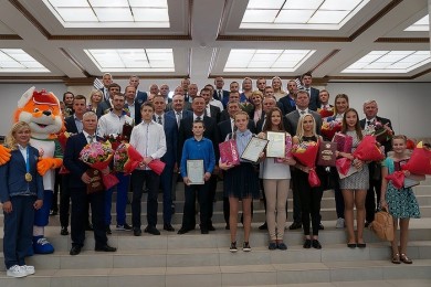 Победителей и призеров II Европейских игр чествовали в Могилеве