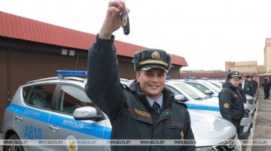 Автопарк Могилевского областного управления Департамента охраны пополнили 12 автомобилей. 2 из них переданы Бобруйскому подразделению