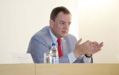 Член Совета Республики С.А. Анюховский встретился с коллективом ОАО «Фандок»