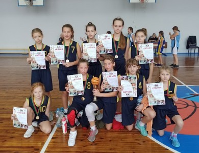 Юные баскетболистки из Бобруйска в числе лидеров