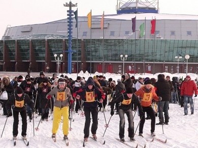 Городской зимний спортивный праздник «Бобруйская лыжня–2021»