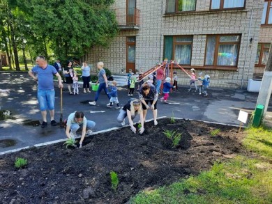 8 июня в ГУО «Ясли – сад №62 г. Бобруйска» прошла акция «Мы – вместе»