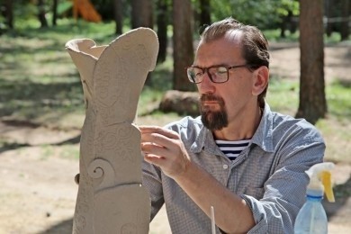 Под Бобруйском проходит XVII Международный пленэр по керамике «АРТ-Жыжаль»