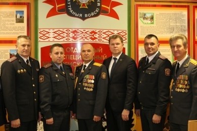 В Бобруйске прошло торжественное мероприятие, посвященное 27-й годовщине со дня образования войсковой части №5527