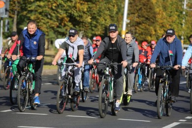 В Бобруйске прошел массовый велопробег «Мы едины»