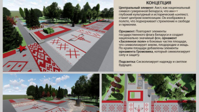 Обновленная площадь Победы в Бобруйске. Реконструкция к 80-летию Великой Победы
