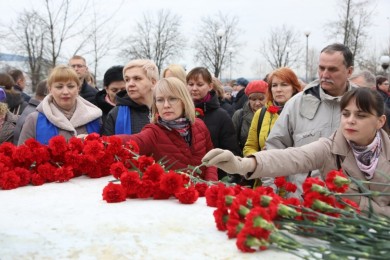 В Бобруйске почтили память жителей деревни Хатынь