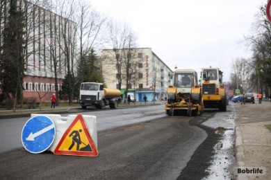 В Бобруйске начался сезон ремонта дорог