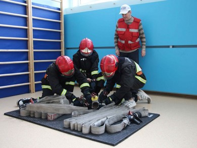 В Бобруйске состоялся  слет юных спасателей-пожарных.
