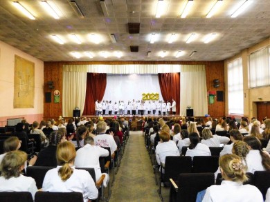 В Бобруйском государственном медицинском колледже прошло торжественное мероприятие к Дню учителя