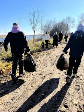 Экологическая акция "Чистый берег" прошла в Ленинском районе г. Бобруйска