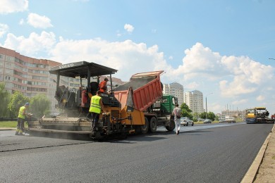 В Могилевской области продолжается ремонт автомобильных дорог