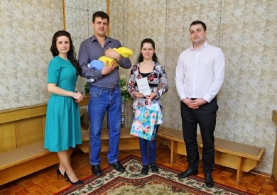 В отделе ЗАГС администрации Ленинского района г. Бобруйска зарегистрировано рождение 100-го юного бобруйчанина