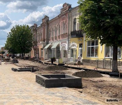 Ну что за красота! Продолжается благоустройство бобруйского «Арбата»
