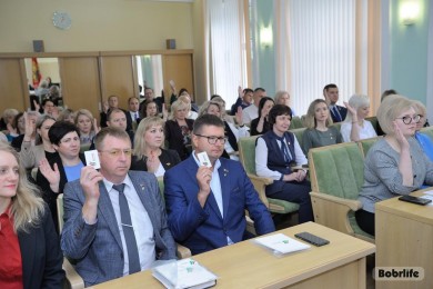 За стабильность и процветание. В Бобруйске прошли отчетно-выборные конференции районных отделений Белорусской партии «Белая Русь»