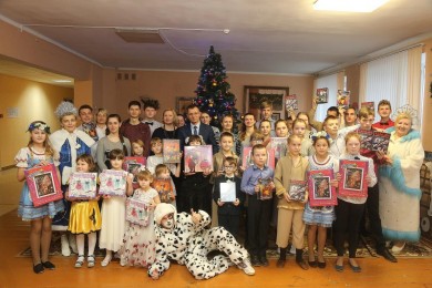 Поздравление на языке жестов — акция добрых дел «Наши дети» вновь заглянула в Бобруйск