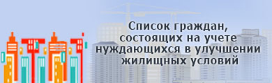  Список граждан, состоящих на учете нуждающихся в улучшении жилищных условий