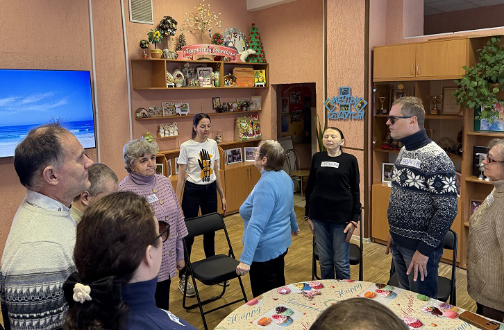 Тренинг по раскрепощению организовали для участников социального проекта «Клуб саморазвития «Преображение»