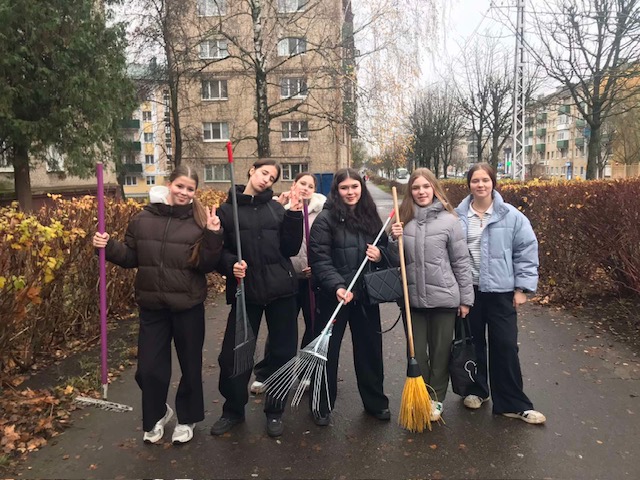 В рамках проведения санитарного дня в организациях Ленинского района г. Бобруйска привели в порядок закрепленные и прилегающие территории.