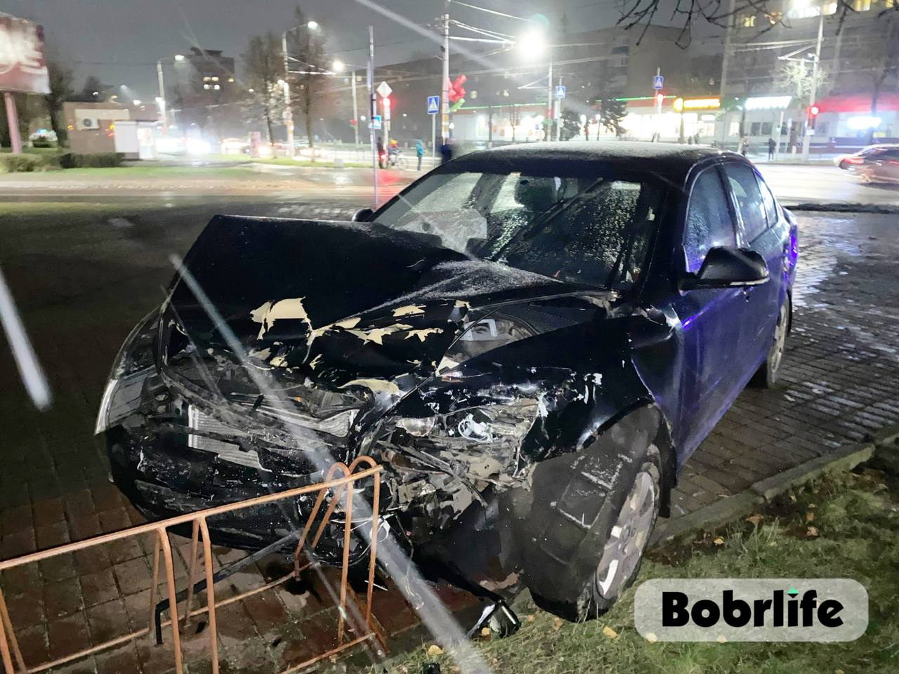 Skoda и Volkswagen попали в ДТП на главной улице Бобруйска