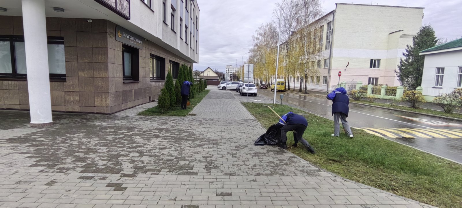 В ходе проведения месячника по санитарной очистке и уборке территорий Ленинского района г. Бобруйска, работники организаций навели порядок на прилегающей и закрепленной территории района.