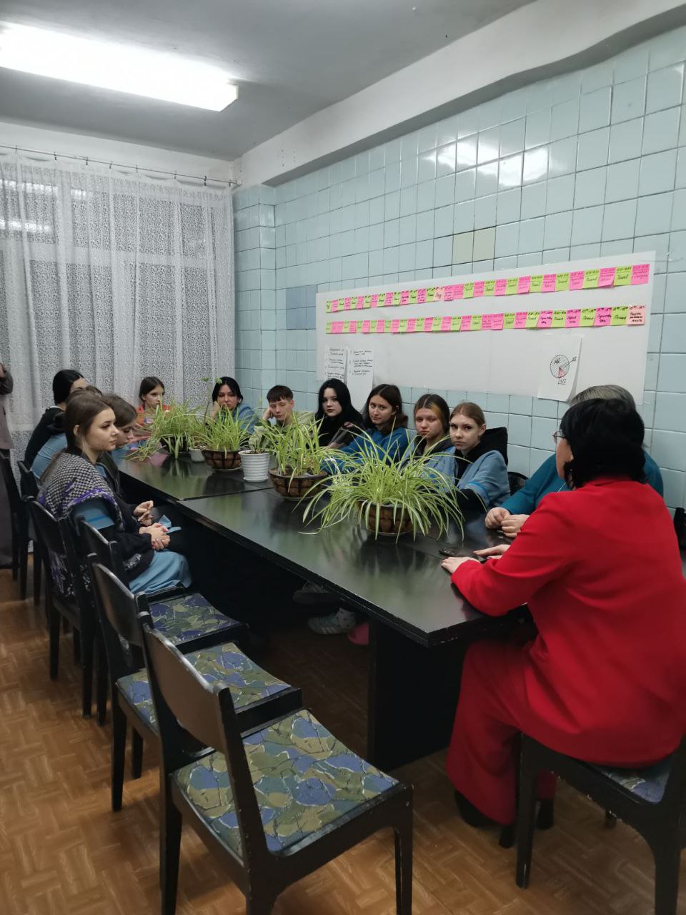 Глава администрации Ленинского района г. Бобруйска Марина Згорская провела встречу с молодыми специалистами, прибывшими на первое рабочее место в ОАО "Бобруйсктрикотаж".