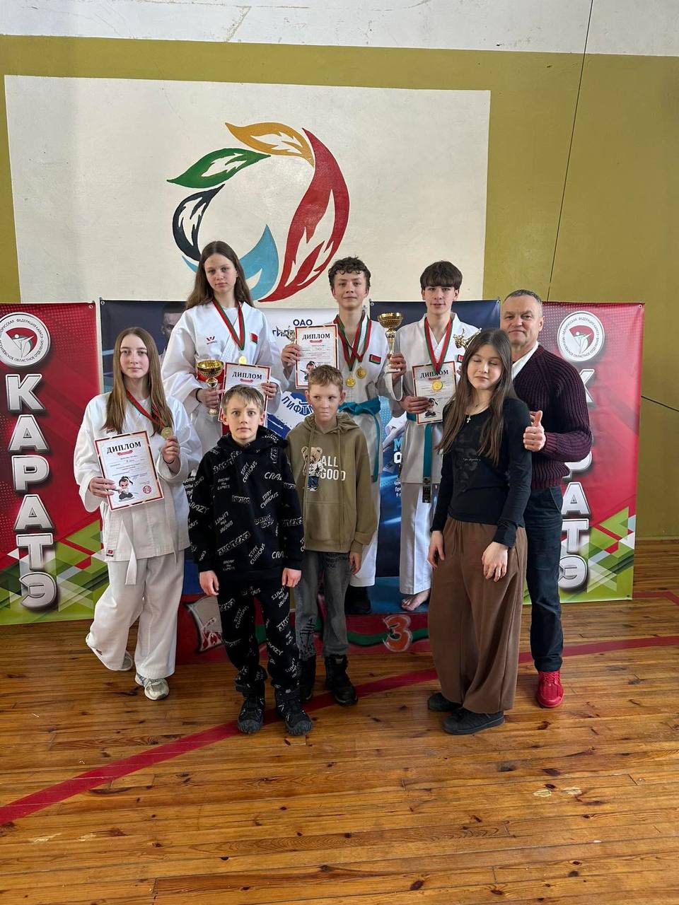 «Спортивные достижения наших каратистов в открытом первенстве по каратэ в г. Могилеве»