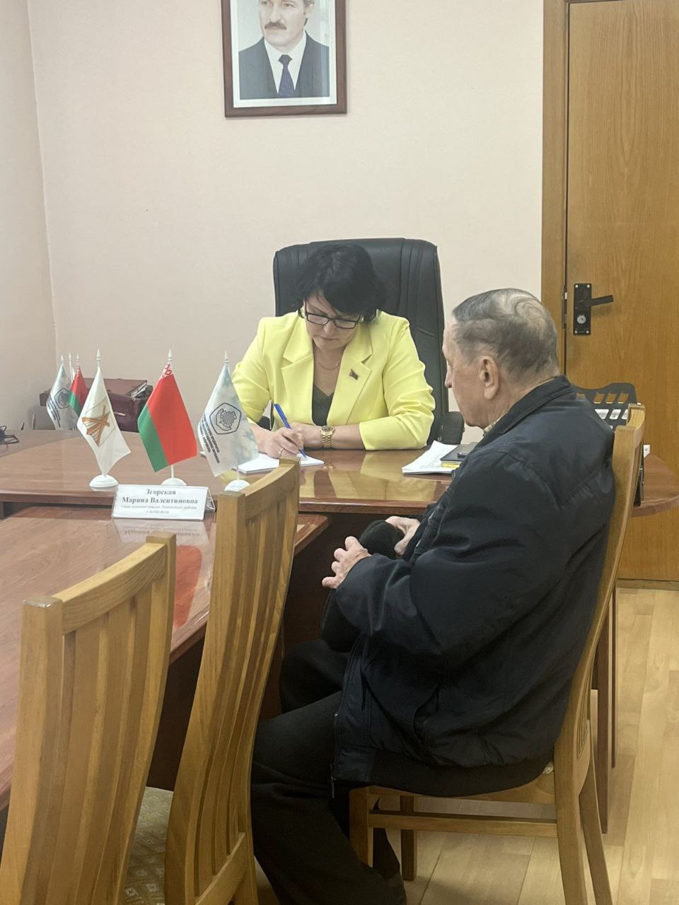 Глава администрации Ленинского района г. Бобруйска, провела выездной личный прием граждан