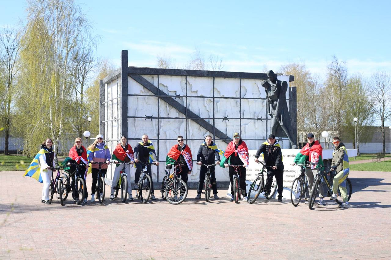 В Бобруйске состоялся патриотический велопробег в честь 86-летия 83-го инженерно-аэродромного полка