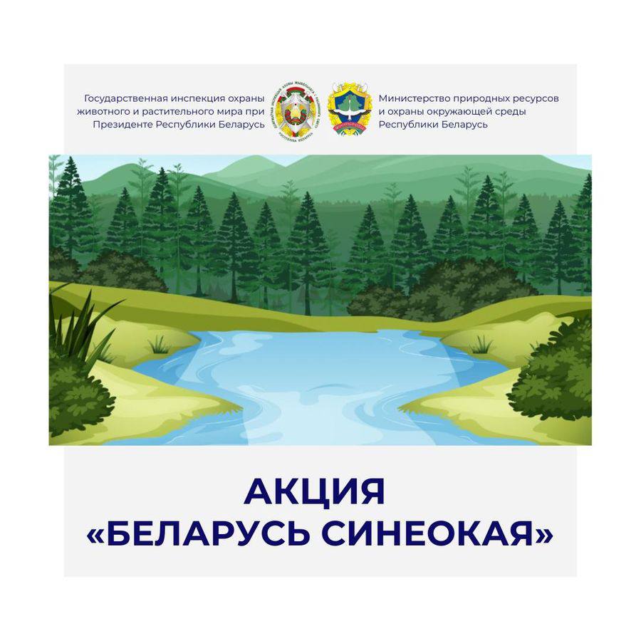 Экологическая акция «Беларусь синеокая»: объединим усилия ради чистоты водоемов
