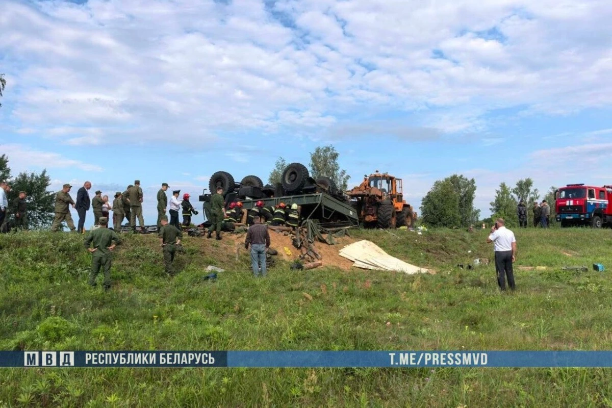 ДТП с военным автомобилем на контроле у Министра обороны Беларуси